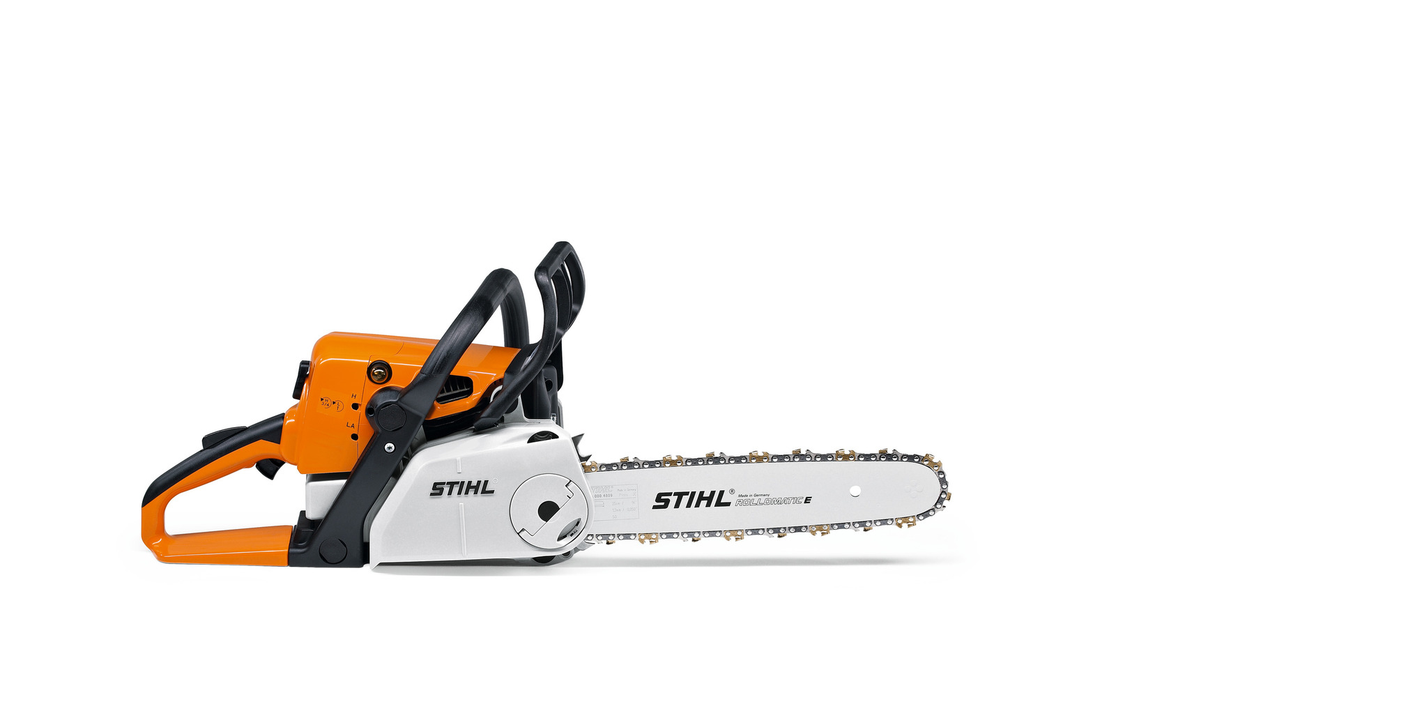 Top-of-the-range occasional use chainsaw with ErgoStart and Chain Quick Tensioning