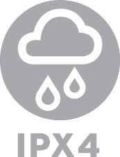 IPX4 CERTIFIED